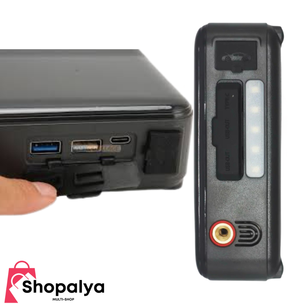 BEETRO booster Batterizs 2000A+ POWERBANK 21800mAh+compresseur 10BAR avec torche et pochette