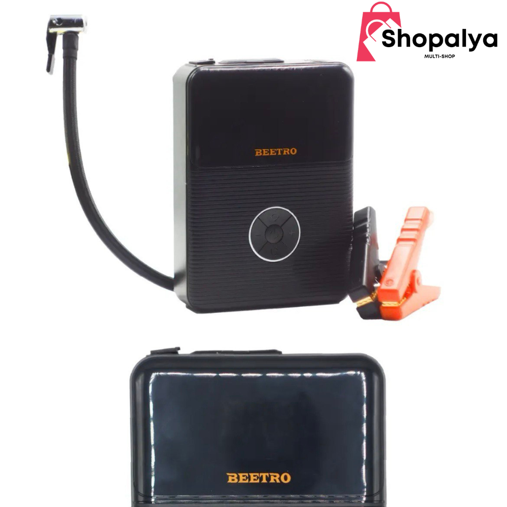 BEETRO booster Batterizs 2000A+ POWERBANK 21800mAh+compresseur 10BAR avec torche et pochette
